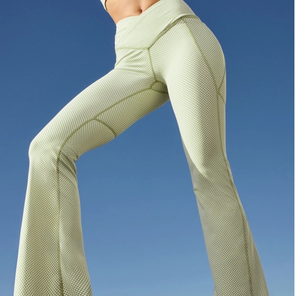 High-Waisted Crossover Flare